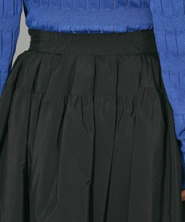Green Parks タフタバルーンスカート Black