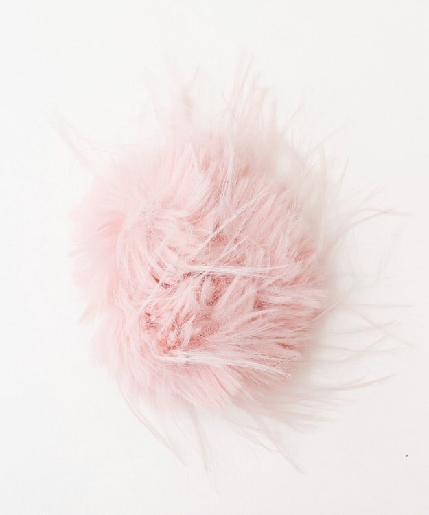 WEGO Lファーシュシュ ライトピンク