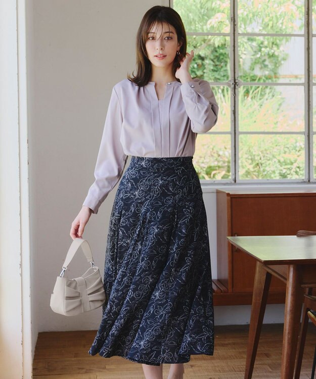 Tiaclasse 【安田美沙子さん着用・2way】リボンギャザーミニバッグ グレージュ