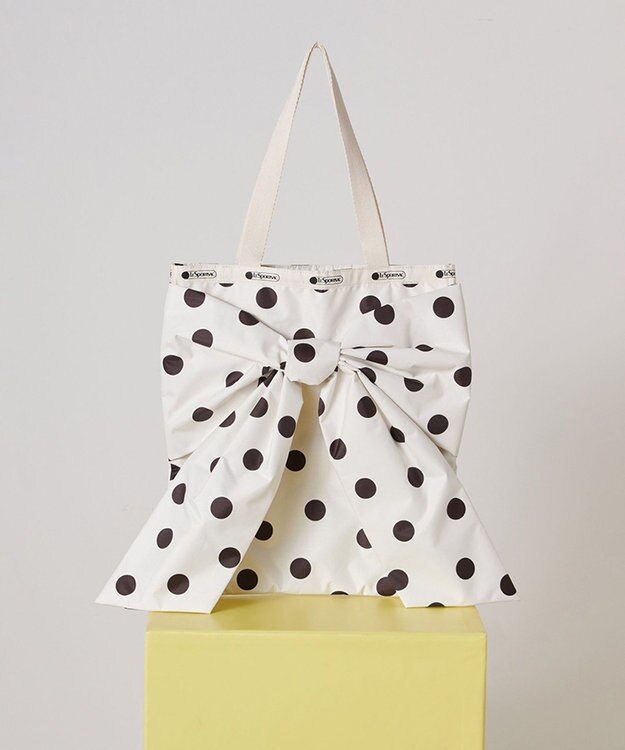 LeSportsac LG BOW EMERALD TOTE/ノワールポルカドットスナイデル ノワールポルカドットスナイデル