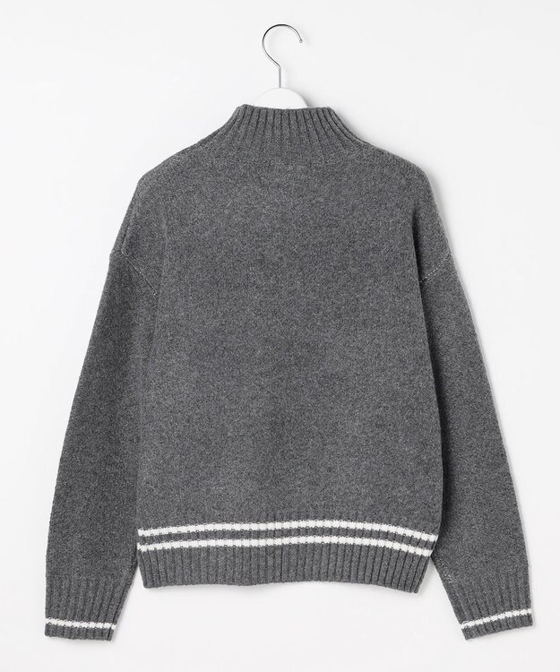 Feroux レタードハイネック プルオーバー グレー系