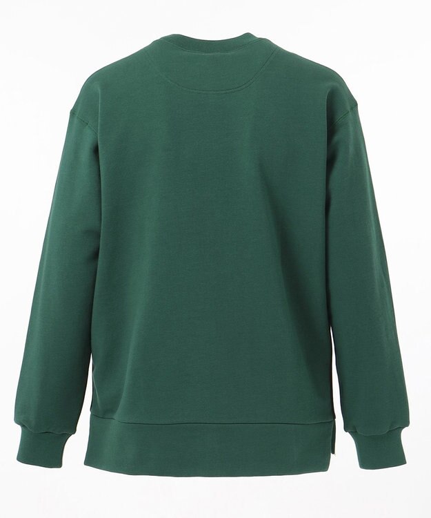 23区GOLF 【MEN】【23Fondation/WEB&一部店舗限定】ライト裏毛 スウェットプルオーバー グリーン系