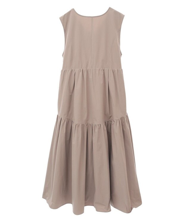 Green Parks ・ＥＬＥＮＣＡＲＥ　ＤＵＥ　ドロストティアードワンピ Dark Beige