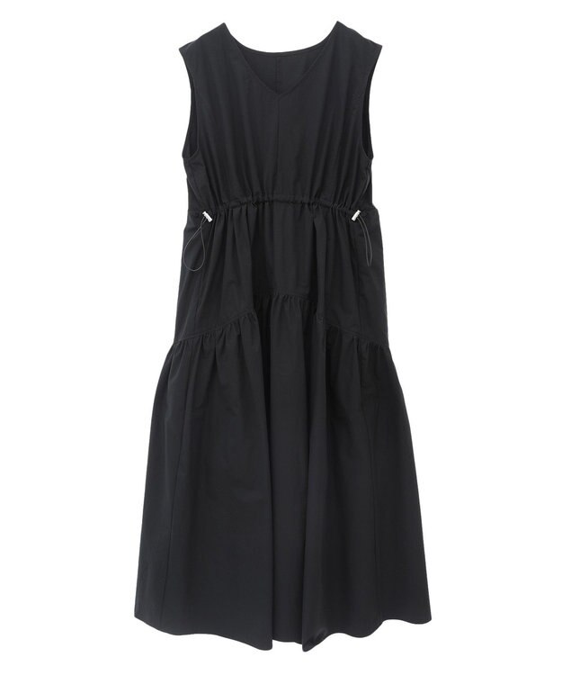 Green Parks ・ＥＬＥＮＣＡＲＥ　ＤＵＥ　ドロストティアードワンピ Black