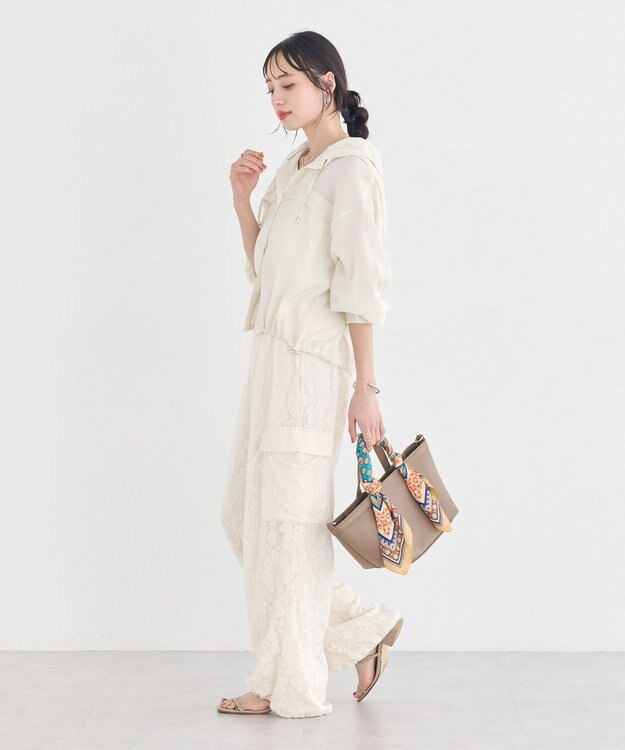 earth music&ecology 【予約】シアーシャツブルゾン アイボリー