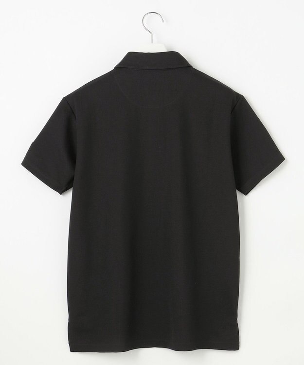 23区GOLF 【MEN】温度調節素材『サーモアジャスト』シンプル ポロシャツ ブラック系