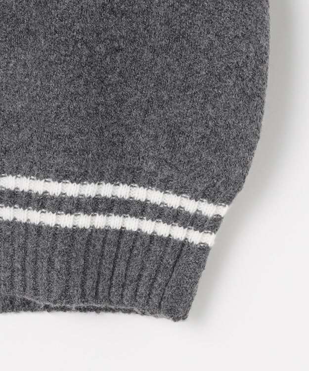 Feroux レタードハイネック プルオーバー グレー系