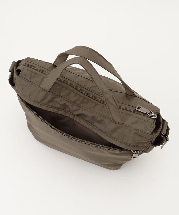 Y'SACCS 【Y’SACCS vous et】サイドジップ2WAYミニトート カーキ