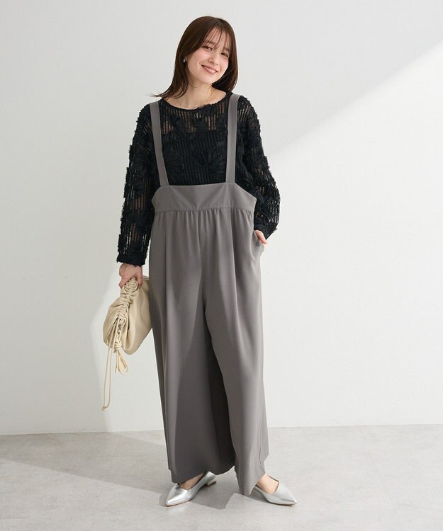 Green Parks スカーチョサロペット Gray