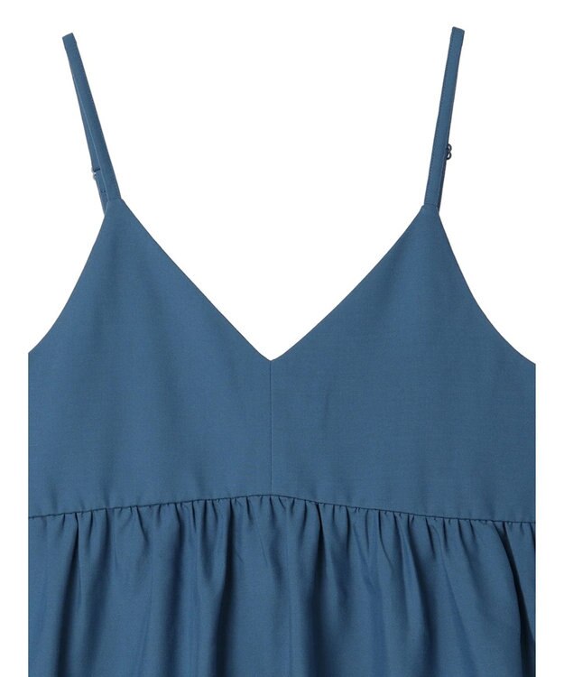 Green Parks 切替ギャザーキャミソール Blue