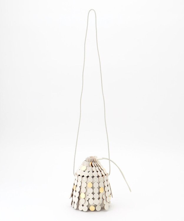 BEIGE， 【一部店舗限定】MARY AL TERNA / MOON メタルパーツショルダーバック Ecru