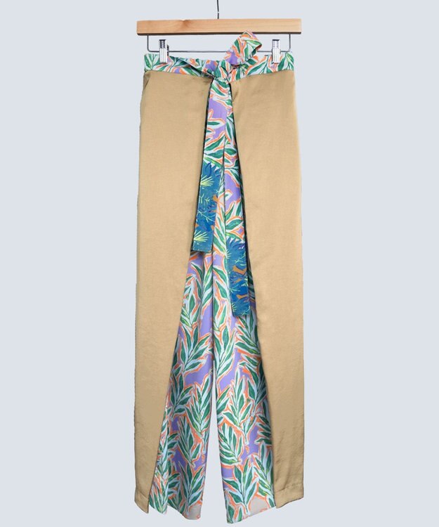 COQ 2WAY HALF LEAVES 前後2WAYパンツ ベージュ