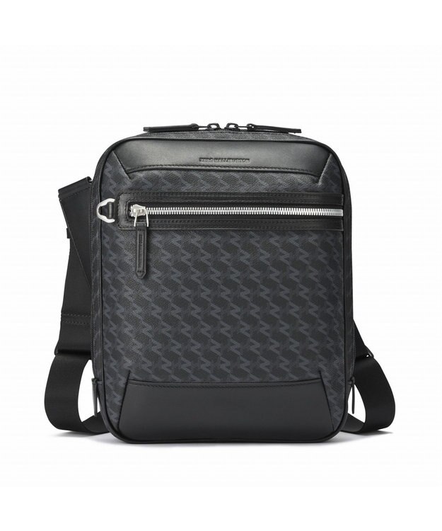 ZERO HALLIBURTON  ZH-モノグラム ショルダーバッグ 6L 650g 81521 ブラック