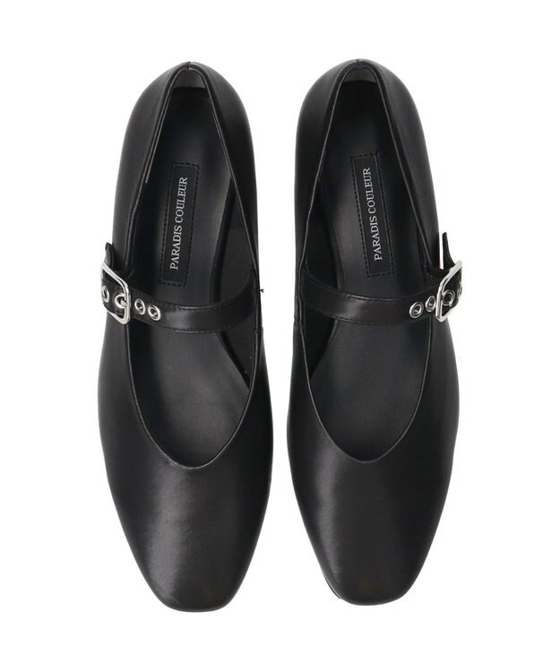 Bridget Birkin 【PARADIS COULEUR】ラウンドトウソフトレザーメリージェーン ブラック