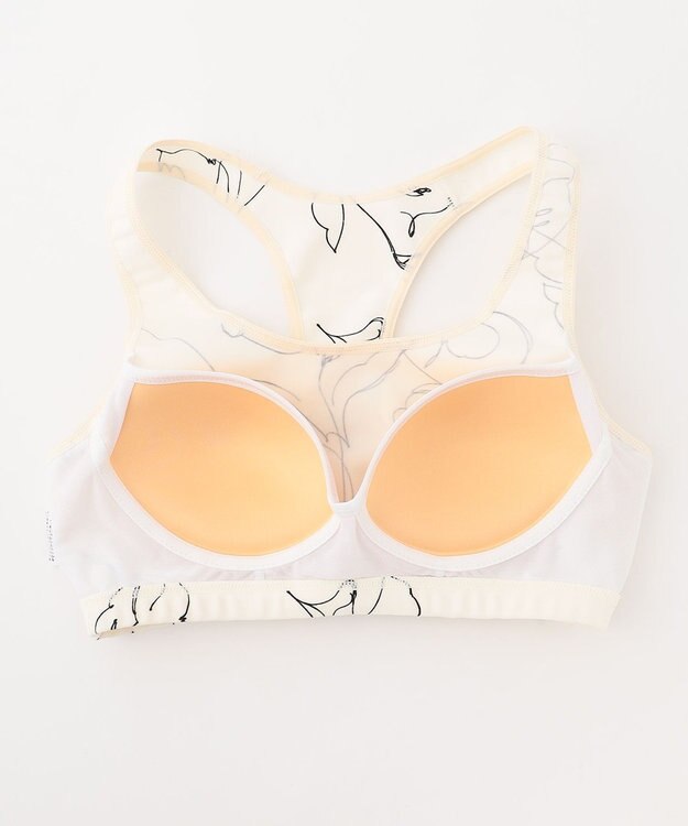 ONWARD CROSSET SELECT 【SEESET】ラインフラワーブラトップ WHITE