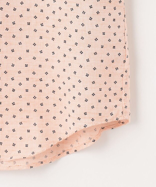 JOSEPH ABBOUD 【ビジネスシーンに最適・サステイナブル】ソアロンシャンブレープリント シャツ オレンジ系5