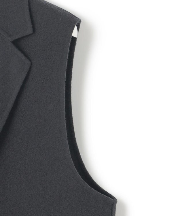 23区 S ウールリバー ロング ジレ グレー系