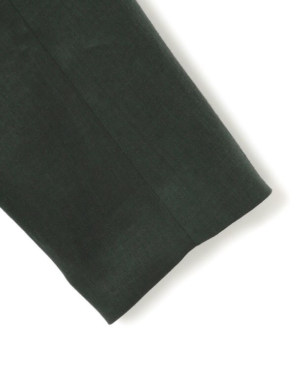 BEIGE， 【洗える】BERGAMOT / ウォッシャブルリネンバックドロストジャケット Forest Green