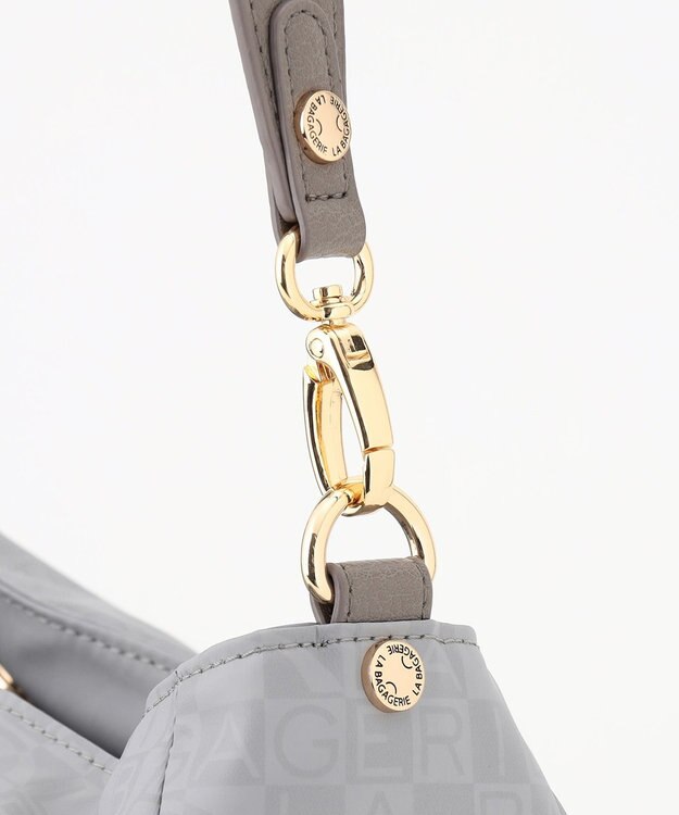 LA BAGAGERIE MONOGRAMME 2wayショルダーバッグ グレー