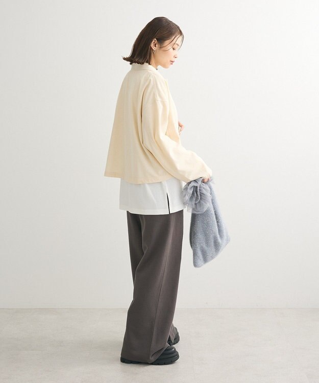 Green Parks 裾スリットホワイトインナー White