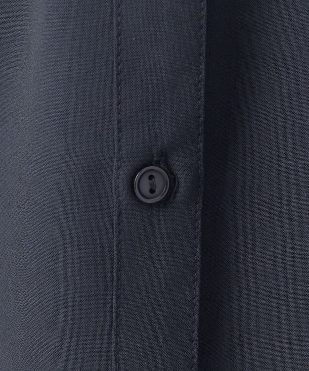 Feroux 【洗える】リボンスキッパー ブラウス ネイビー系