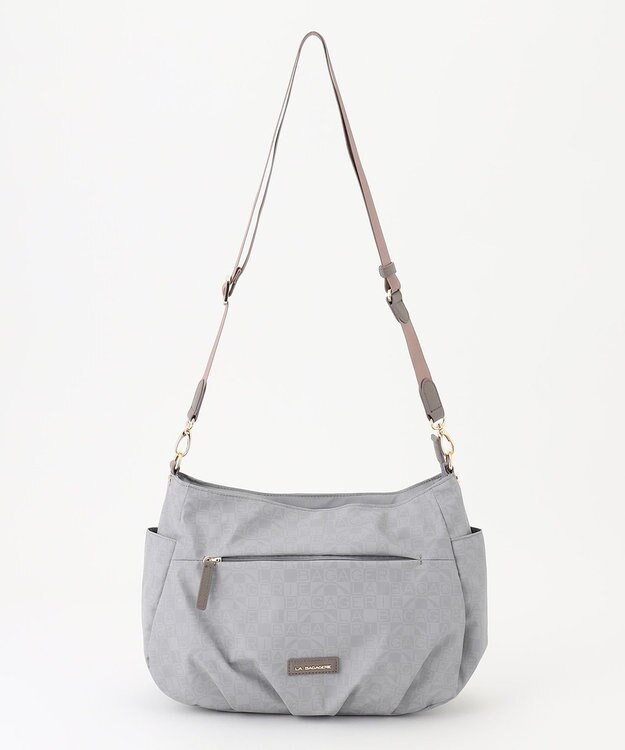 LA BAGAGERIE MONOGRAMME 2wayショルダーバッグ グレー