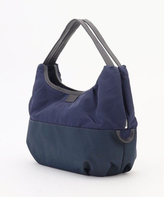 Y'SACCS シワナイロン2WAYトートバッグ Sサイズ ネイビー