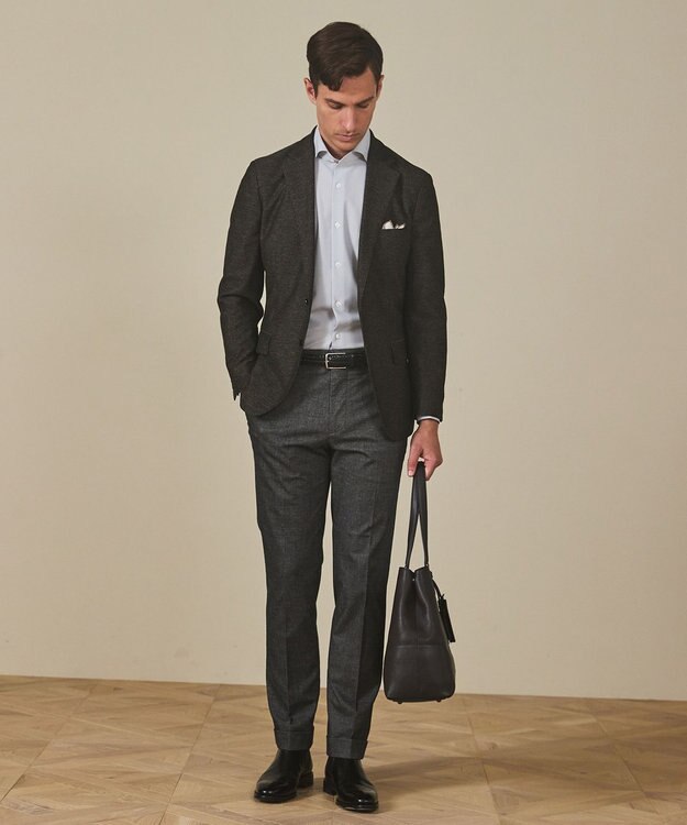 GOTAIRIKU 別注/日本製【PELLE MORBIDA×GOTAIRIKU】レザー トートバッグ ダークブラウン系