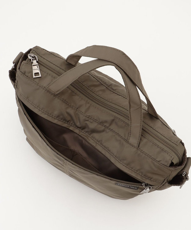 Y'SACCS 【Y’SACCS vous et】サイドジップ2WAYミニトート カーキ