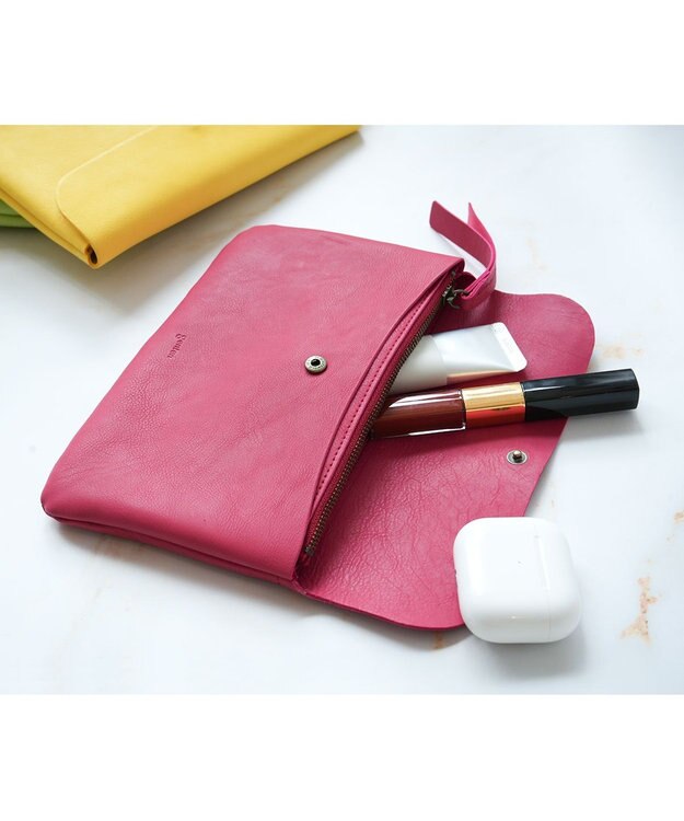 genten フルーツマーケット サステナブルポーチ アカ