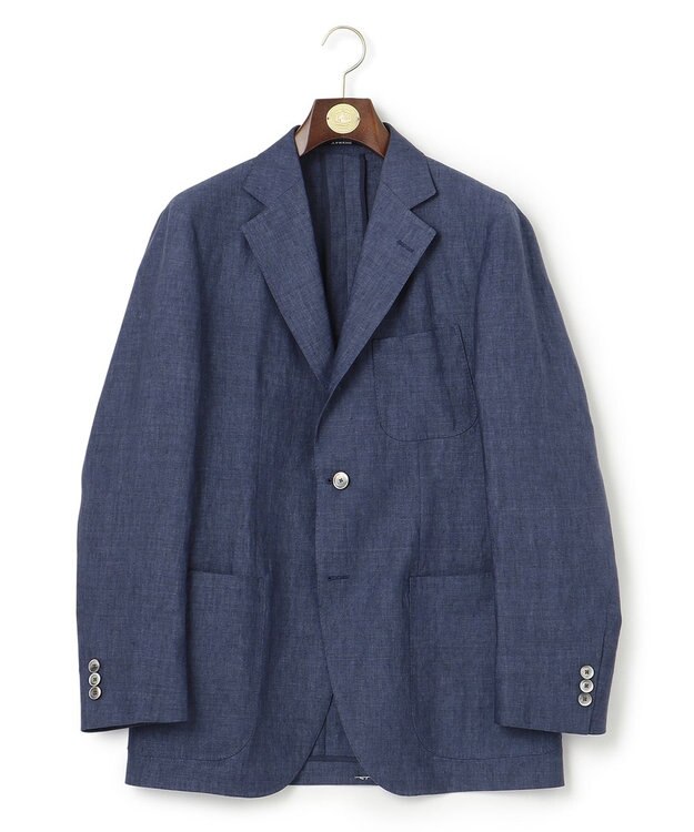J.PRESS MEN 【WEB・一部店舗限定】SAFILIN リネンジャケット ブルー系