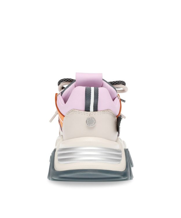 STEVE MADDEN KINGDOM ボリュームソールダブルレースアップスニーカー グレーベージュ