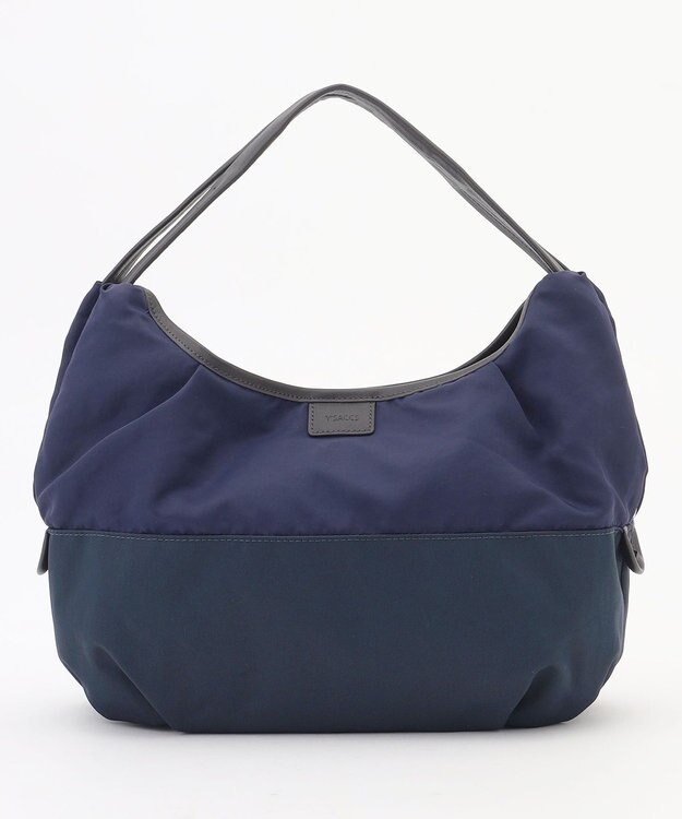 Y'SACCS シワナイロン2WAYトートバッグ Sサイズ ネイビー