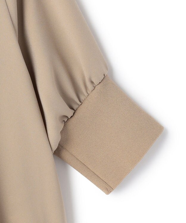 BEIGE， FLEUR / ドレープニット カフスブラウス Beige
