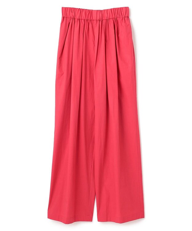 BEIGE， 【洗える・CLUEL 5月号掲載】MALLOW / コットンイージーワイドパンツ Poppy Red