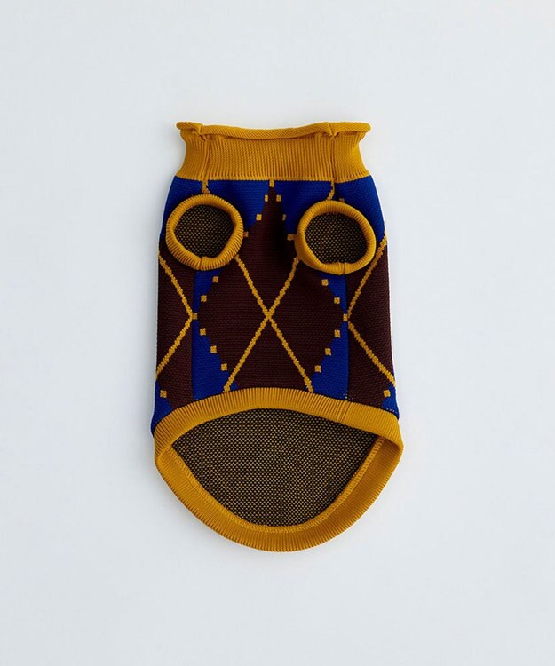 COQ VINTAGE SWEATER アーガイルドッグウェア ブルー