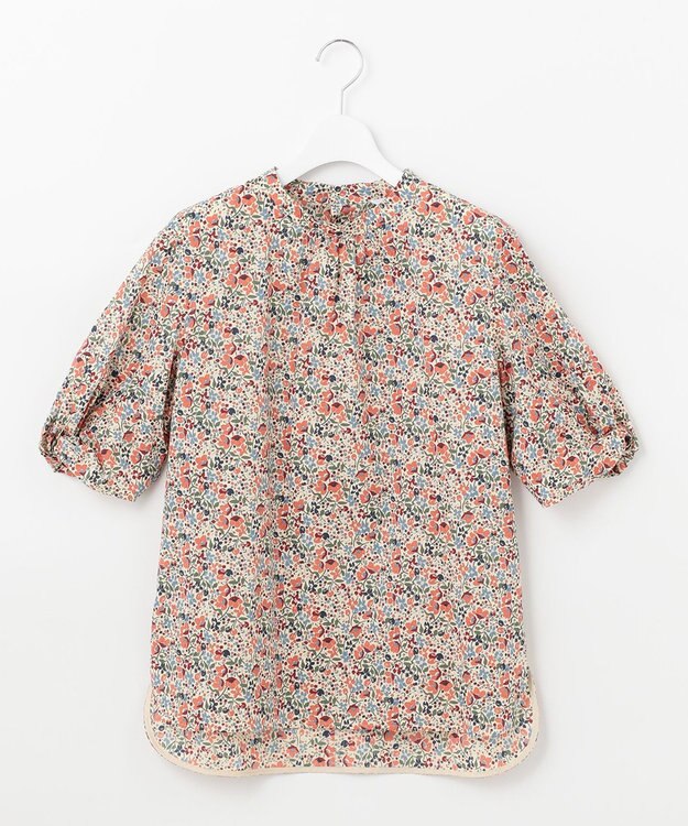 J.PRESS LADIES S 【洗える】LIBERTY Pepper&Coward スタンドカラー ブラウス ベージュ系5