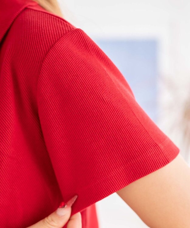 WEGO WZIPギャザートップス レッド