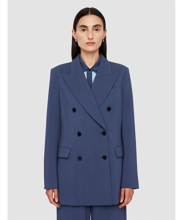 JOSEPH コンフォートキャディー　ダブルブレステッドジャケット Harbour