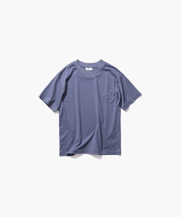 ATON SUVIN 60/2 | クルーネックTシャツ BLUE GRAY