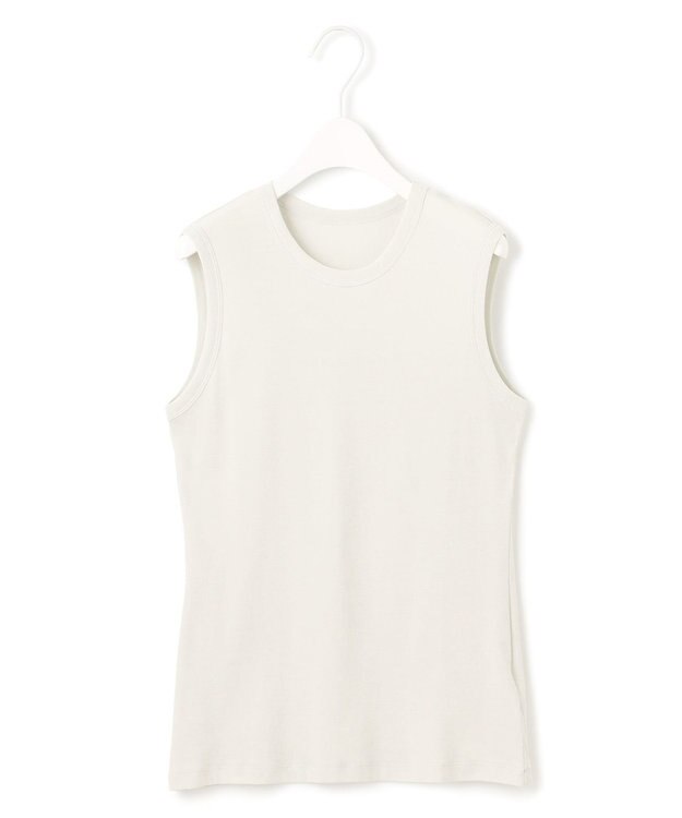 ICB L 【洗える】レイヤードタンク アッシュグリーン系