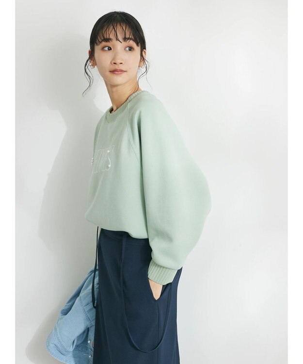 CRAFT STANDARD BOUTIQUE 軽量ボンディングパールロゴプルオーバー Mint