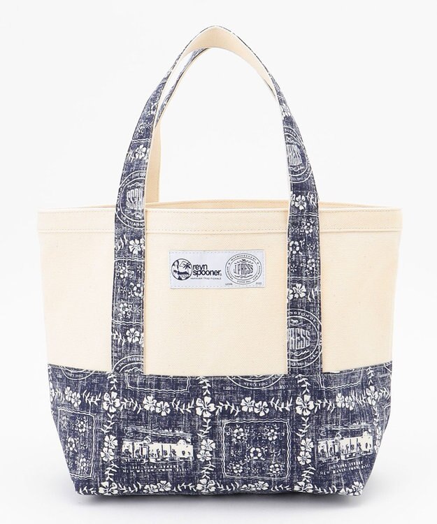 J.PRESS MEN 【120th anniversary】Reyn spooner×J.PRESS リバースプリントトートバッグ ネイビー系5