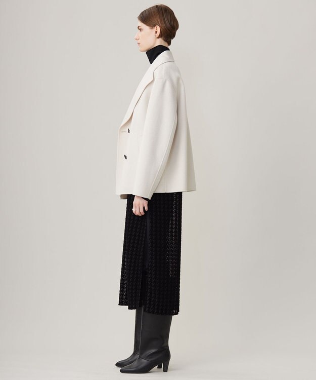 ICB WoolRever ショートコート トープ系