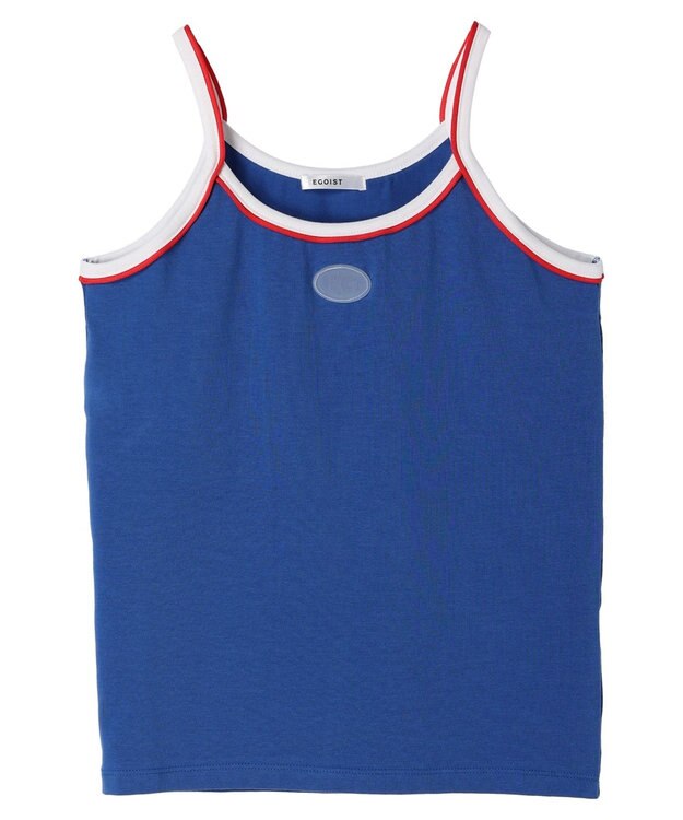 Green Parks ＥＧＯＩＳＴ　配色ラインキャミソール Blue