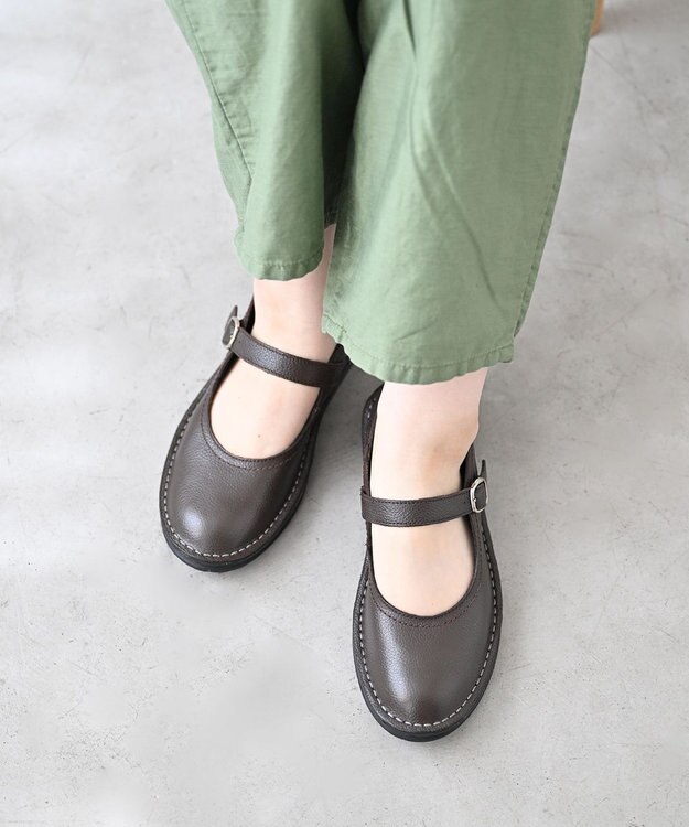 Pointer 本革 超軽量カジュアルシューズ ダークブラウン