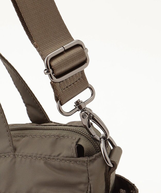 Y'SACCS 【Y’SACCS vous et】サイドジップ2WAYミニトート カーキ