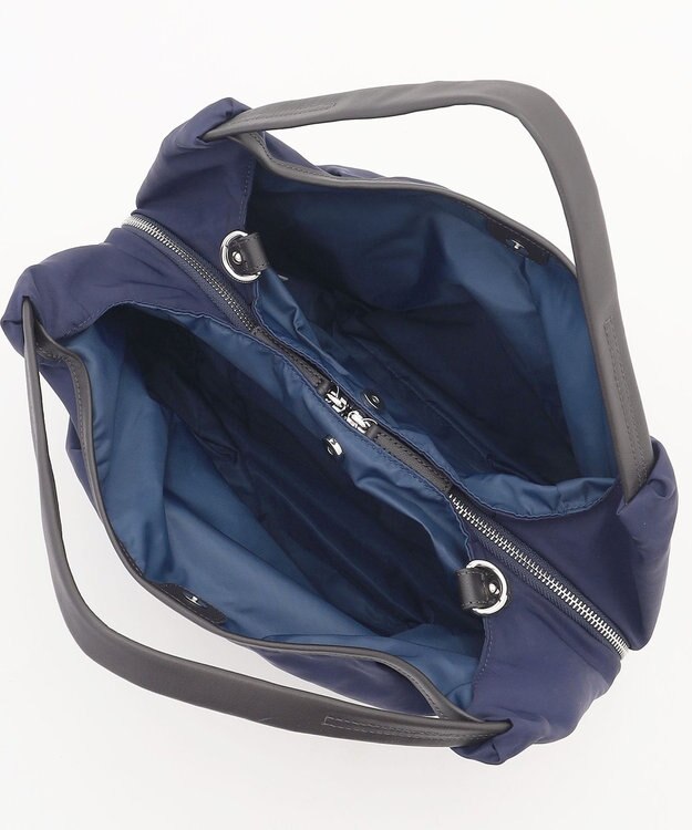 Y'SACCS シワナイロン2WAYトートバッグ Sサイズ ネイビー