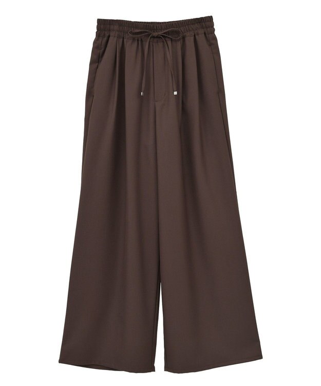 earth music&ecology ゆるとろパンツ Brown