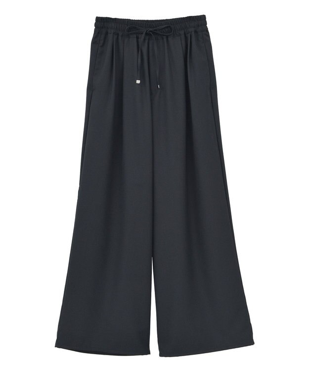 earth music&ecology ゆるとろパンツ Black